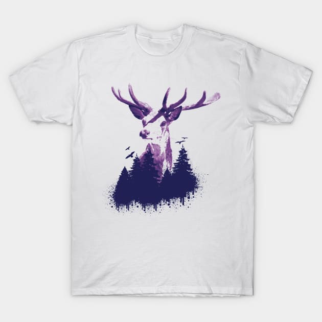 Deer Forest T-Shirt by 2P-Design